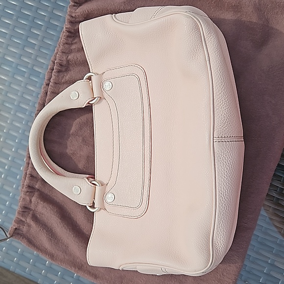 Celine Pink Leather Boogie Bag Silver Logo Hardware w/Dustbag + Tags - Picture 4 of 14